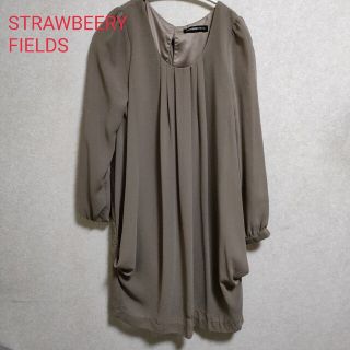 ストロベリーフィールズ(STRAWBERRY-FIELDS)のストロベリーフィールズ　 ワンピース チュニック　フレア(ひざ丈ワンピース)