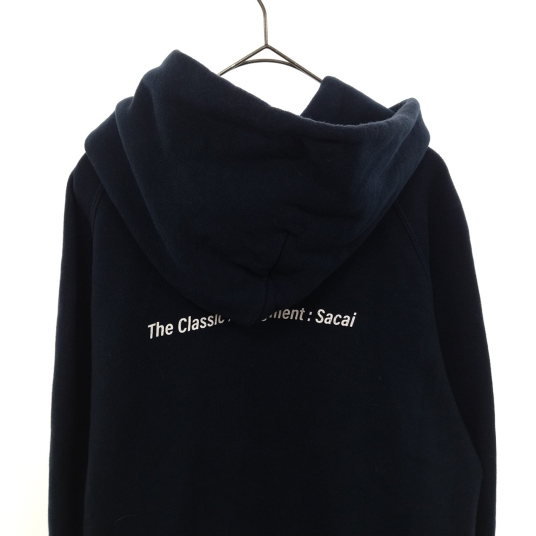 Sacai サカイ ×fragment design 21SS SFワッペン プルオーバーパーカー