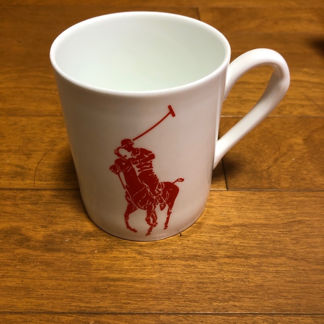 POLO RALPH LAUREN(ポロラルフローレン)のラルフローレン　ロゴ　マグカップ(レッド) インテリア/住まい/日用品のキッチン/食器(グラス/カップ)の商品写真