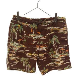 ワコマリア(WACKO MARIA)のWACKO MARIA ワコマリア 18SS ISLAND SEA SHORTS アイランドシー トロピカル柄ショーツ ショートパンツ ブラウン(ショートパンツ)