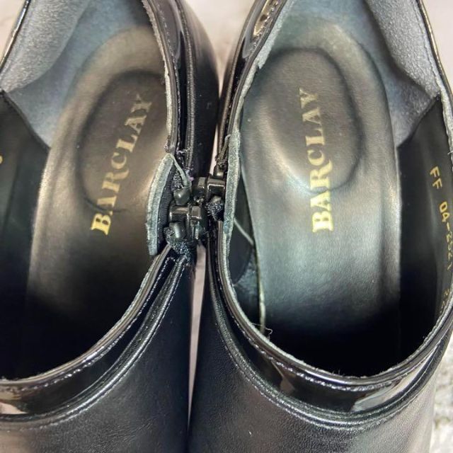 BARCLAY(バークレー)の✨ BARCLAY ✨バークレー　ブラックカラー　レザーブーティ　22.5cm レディースの靴/シューズ(ブーティ)の商品写真