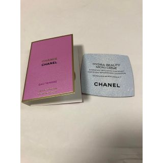 シャネル(CHANEL)のシャネル CHANCE オードゥパルファムとマイクロクリーム　サンプル(サンプル/トライアルキット)