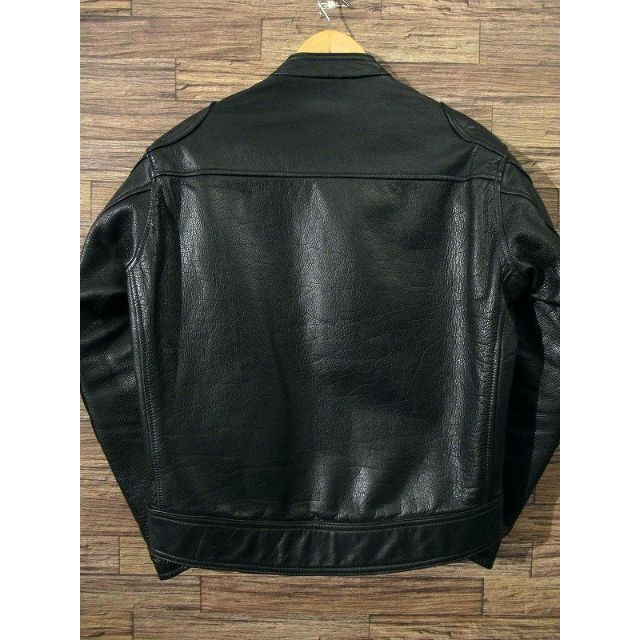 希少 LLL (3L) 美品 カドヤ パテッド シングル レザー ライダース 黒