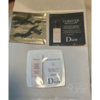 ディオール(Dior)のディオール　スキン フォーエヴァー フルイド グロウ 1N 化粧品　サンプル(ファンデーション)