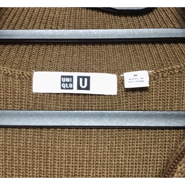 UNIQLO(ユニクロ)のユニクロUのメリノブレンドフルジップセーター メンズのトップス(ニット/セーター)の商品写真