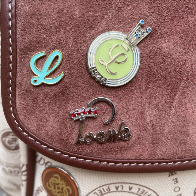 極美品】LOEWE 160周年記念 ショルダーバッグ アナグラム ピンバッジ-