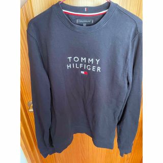 トミーヒルフィガー(TOMMY HILFIGER)のトミーヒルフィガー  ユニセックス　ネイビー　トレーナー(トレーナー/スウェット)