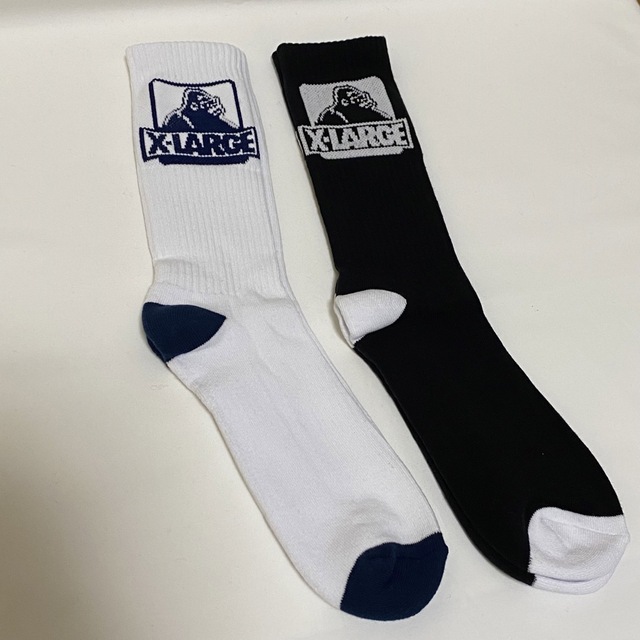 XLARGE(エクストララージ)の2足セット❗️X-LARGE エクストララージ　クラシック　靴下　ソックス　 メンズのレッグウェア(ソックス)の商品写真