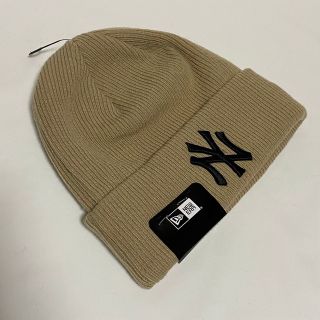 ニューエラー(NEW ERA)の海外限定❗️NEWERA ニューヨーク　ヤンキース　カフ　ビーニー　 ニット帽 (ニット帽/ビーニー)