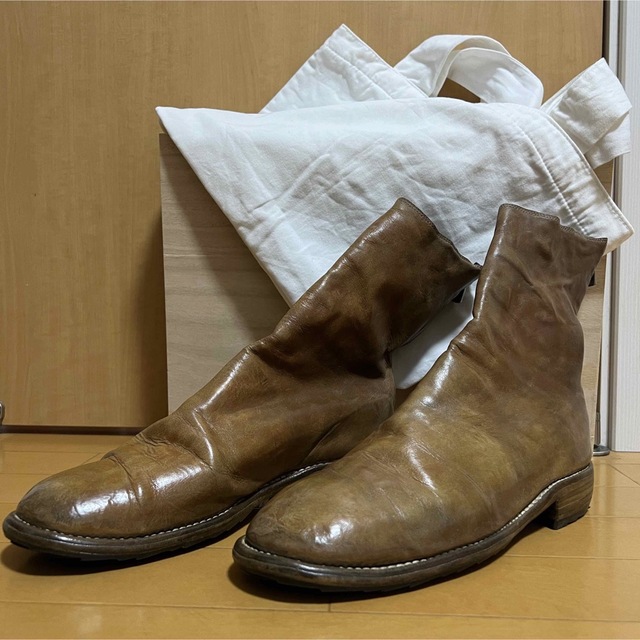 値下げ】 GUIDI boots zip back guidi 43 ブーツ バックジップ