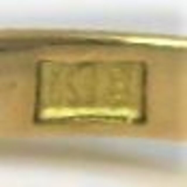K18 18金 リング 指輪 神秘的なアメシスト 17mm×9mm_4