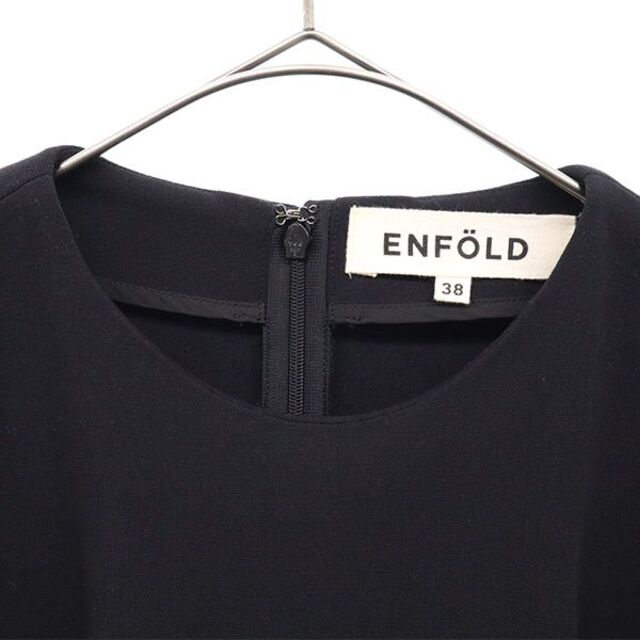 ENFOLD - エンフォルド 長袖 ブラウス 38 ブラック ENFOLD レディース