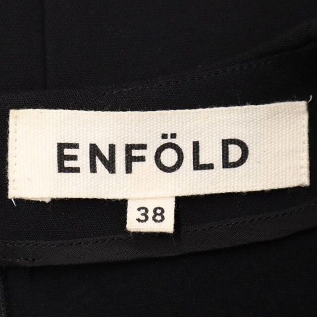 ENFOLD - エンフォルド 長袖 ブラウス 38 ブラック ENFOLD レディース