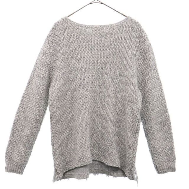 ザラニットウェア チマヨ柄 フリンジ ニット 164cm グレー ZARA KNITWEAR 長袖 セーター キッズ 【中古】  【230115】 キッズ/ベビー/マタニティのキッズ服男の子用(90cm~)(ジャケット/上着)の商品写真