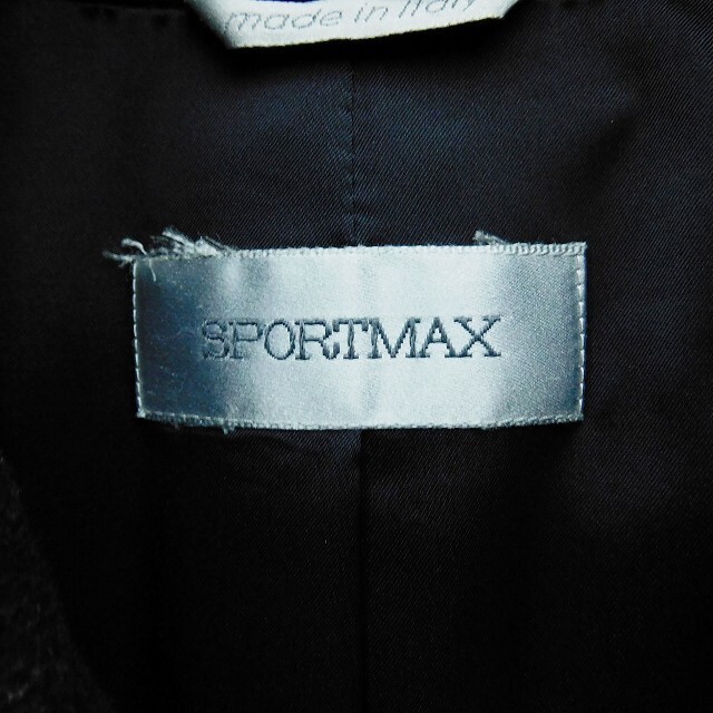 SPORTMAX（MAX MARA）(スポーツマックス)のスポーツマックス マックスマーラ ジャケット 長袖 テーラード ウール 38 黒 レディースのジャケット/アウター(その他)の商品写真