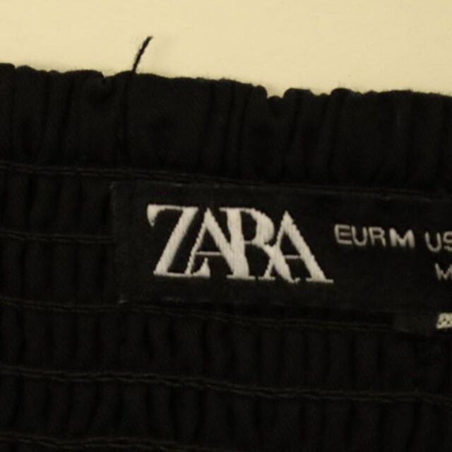 ZARA(ザラ)のザラ キャミ ロングワンピース M ブラック ZARA ジャンパースカート レディース 【中古】  【230115】 レディースのワンピース(ミニワンピース)の商品写真