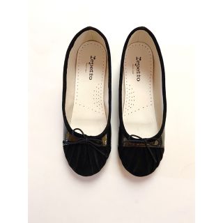 レペット(repetto)の専用　repetto レペット　ベロア×エナメル バレエシューズ 39(バレエシューズ)