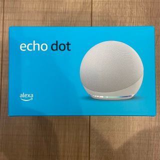 エコー(ECHO)の【新品・未開封】Echo Dot エコードット 第4世代 スマートスピーカー 白(スピーカー)