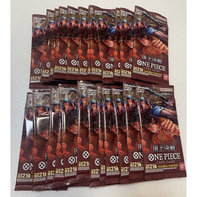 頂上決戦 1BOX 分 24パック ワンピース カード パック未開封 エンタメ/ホビーのトレーディングカード(Box/デッキ/パック)の商品写真