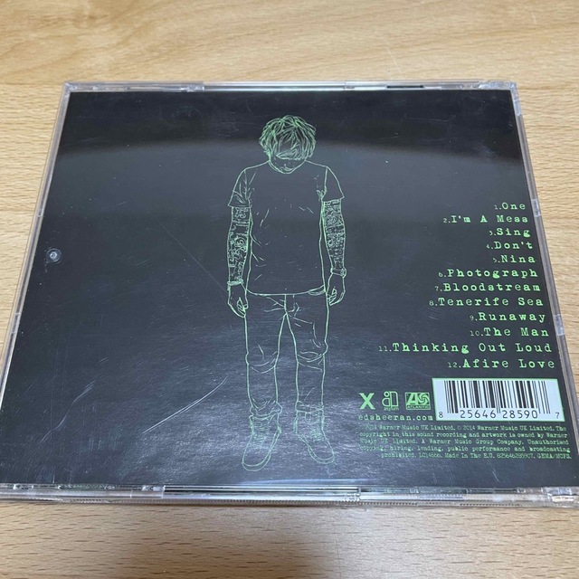 EdSheeran X CDアルバム エンタメ/ホビーのCD(ポップス/ロック(洋楽))の商品写真