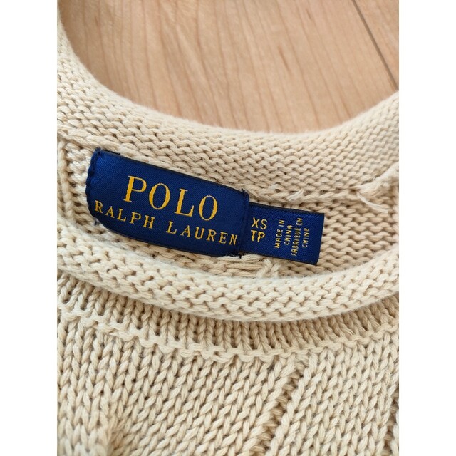 POLO RALPH LAUREN(ポロラルフローレン)の大人気！ロールネックコットン太ケーブルニット♪ レディースのトップス(ニット/セーター)の商品写真