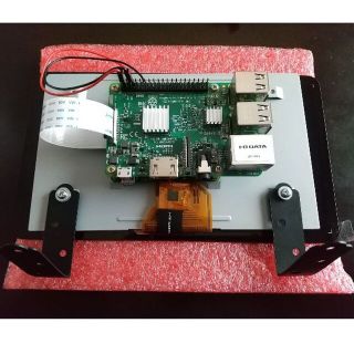 【動作確認済】raspberry pi3 modelB+ 7インチタッチパネル(PCパーツ)