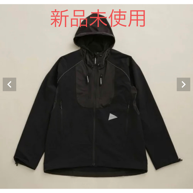 【超貴重】アンドワンダー　trek jacket 2 黒　ブラック