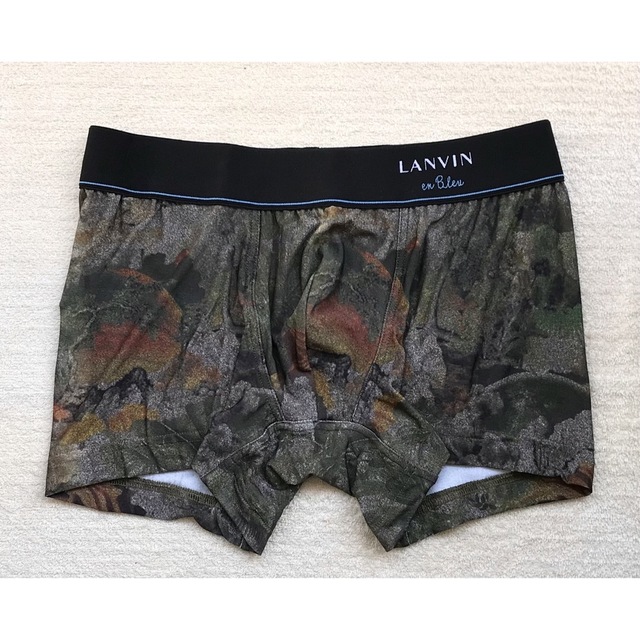 LANVIN en Bleu(ランバンオンブルー)の LANVIN  en Bleu＆BROS ボクサーパンツ Ｍサイズ 3枚セット メンズのアンダーウェア(ボクサーパンツ)の商品写真