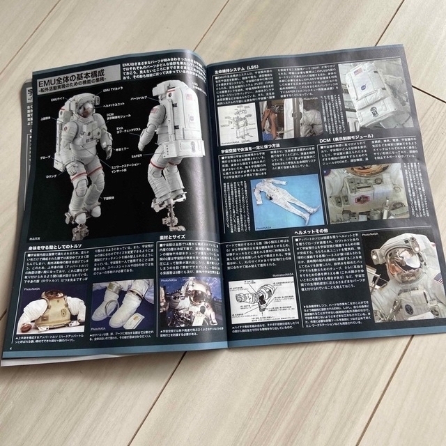 バンダイ　ISS 船外活動用宇宙服　NASA 1/10スケール　プラモデル エンタメ/ホビーのおもちゃ/ぬいぐるみ(プラモデル)の商品写真