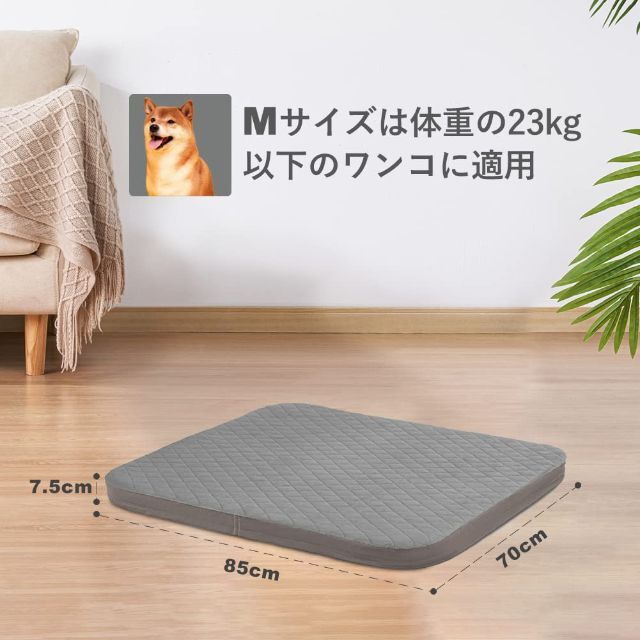 JoicyCo 犬ベッド 中型犬 ペットベッド 犬ベッドクッション性 足腰 ...