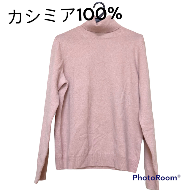 UNIQLO(ユニクロ)のプチ値下げ即購入可能‼️ カシミア100% XL ユニクロ　タートルネック レディースのトップス(ニット/セーター)の商品写真