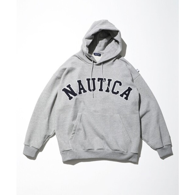 未使用 NAUTICA ノーティカ アーチロゴ パーカー グレー XL | フリマアプリ ラクマ