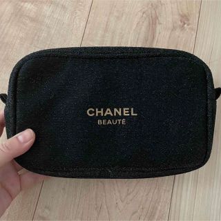 シャネル(CHANEL)のCHANEL シャネル コスメ ノベルティ ポーチ 非売品 ブラック 黒(ポーチ)