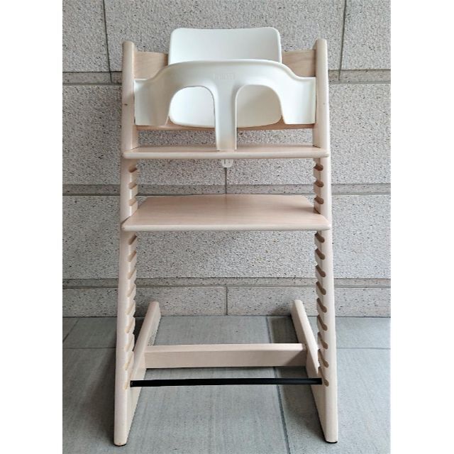 【良品】STOKKE トリップ・トラップ 　ベビーセット付き　NO.4～