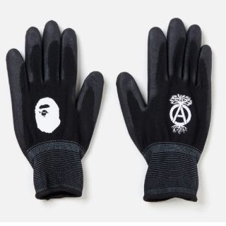 ネイバーフッド(NEIGHBORHOOD)のネイバーフッド　ベイプ　エイプ　軍手　グローブ　NBHD BAPE GLOVE(手袋)