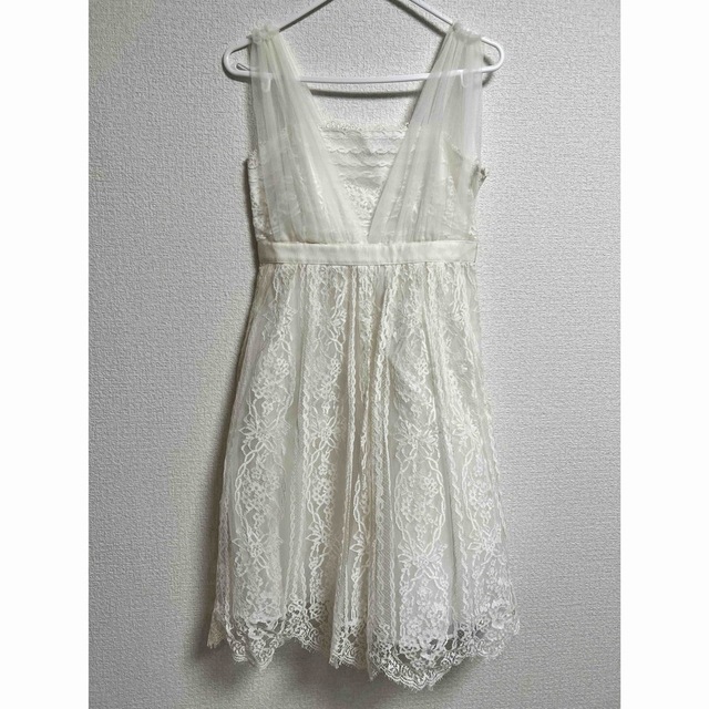 JILLSTUART WHITE ドレスワンピース レース チュール　2