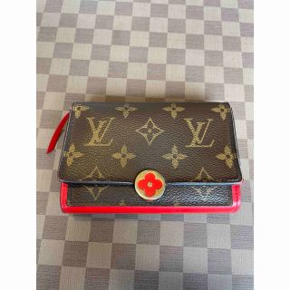 ルイヴィトン(LOUIS VUITTON)のLouisVuitton  モノグラムポルトフォイユフロールコンパクト財布(財布)