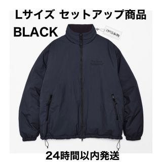 ワンエルディーケーセレクト(1LDK SELECT)のennoy  NYLON PADDED セットアップ  BLACK  Lサイズ(ナイロンジャケット)