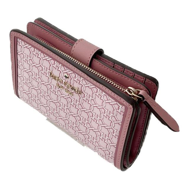 ◇◇Kate Spade ケイトスペード 二つ折り財布 スペードリンク ピンクの