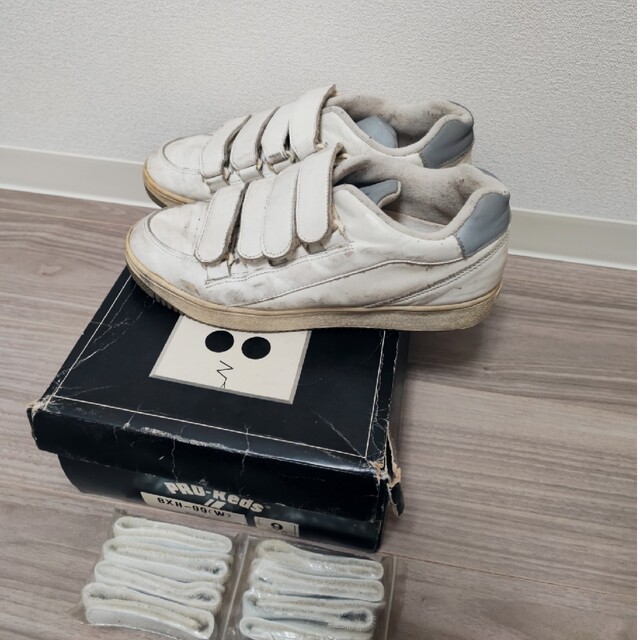 BOUNTY HUNTER(バウンティハンター)のバウンティハンターＸプロケッズ　スニーカー　90S　ベロクロ　ホワイト メンズの靴/シューズ(スニーカー)の商品写真