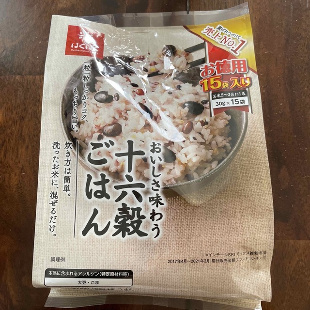 16穀ごはん <br>はくばく おいしさ味わう十六穀ごはん 180g(30g×6袋)