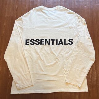 フィアオブゴッド(FEAR OF GOD)のFOG ESSENTIALS ロンT クリーム XL 初期(Tシャツ/カットソー(七分/長袖))