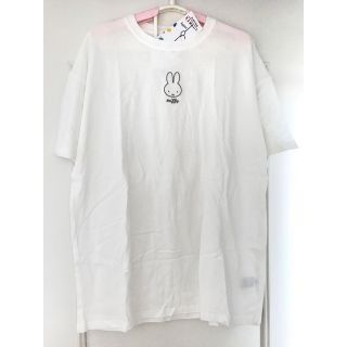 シマムラ(しまむら)の【タグ付き新品未使用】ミッフィー ワンポイントお顔 刺繍  Tシャツ LL(Tシャツ(半袖/袖なし))