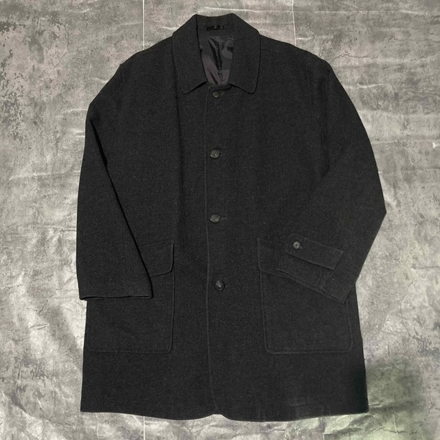 【80s vintage】ハーフコート アーカイブ Y2K パンク レア メンズのジャケット/アウター(ステンカラーコート)の商品写真