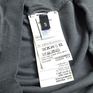 DOLCE&GABBANA - 【未使用/タグ付/シルク100%】D&G ニットベスト 薄手
