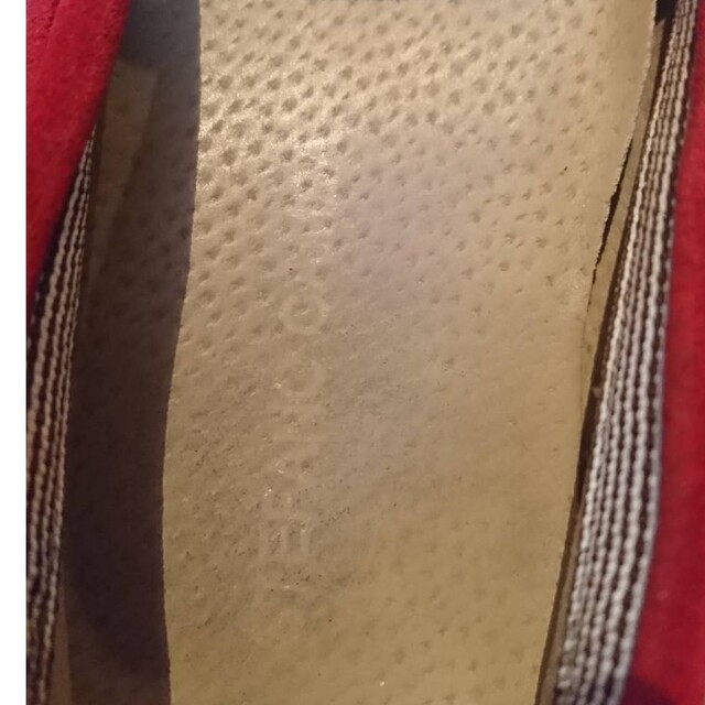 ステファノガンバドライビングシューズ スエード赤43 メンズの靴/シューズ(デッキシューズ)の商品写真