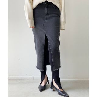 アパルトモンドゥーズィエムクラス(L'Appartement DEUXIEME CLASSE)のL'Appartement 【3×1/スリーバイワン】Denim Skirt(ひざ丈スカート)