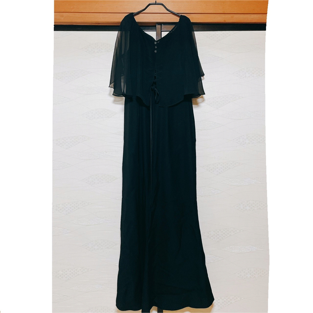 【86,000円】東京ソワール　ブラックマーメイドドレス レディースのフォーマル/ドレス(ロングドレス)の商品写真