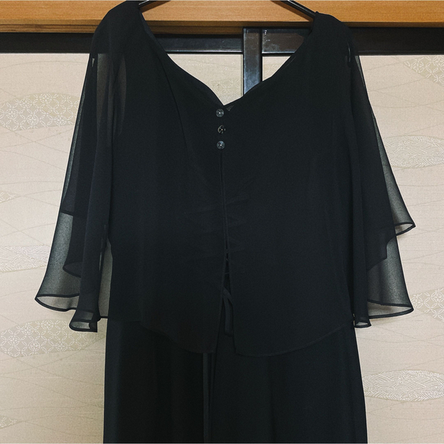 【86,000円】東京ソワール　ブラックマーメイドドレス レディースのフォーマル/ドレス(ロングドレス)の商品写真