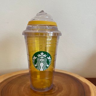 スターバックスコーヒー(Starbucks Coffee)のスタバ　フラペチーノ　タンブラー　イエロー　ソフトクリーム(タンブラー)